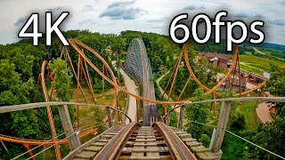 The Voyage front seat on-ride 4K POV @60fps Holiday World