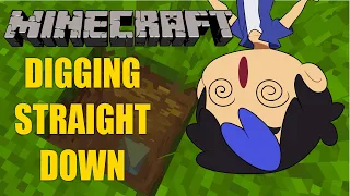 DIGGING STRAIGHT DOWN?! - Minecraft w/Aphmau and MacNcheeseP1z