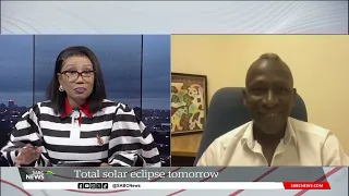 Total Solar Eclipse on Monday: Prof Lerothodi Leeuw