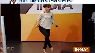 Mary Kom Displays Her Skipping Tactics At India TV studio - India TV