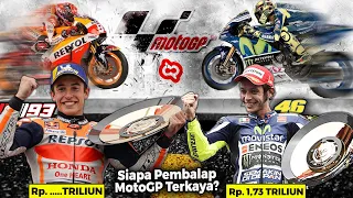 Jadi Pembalap Dengan Gaji Tertinggi di MotoGP!! Ini Perbandingann Kekayaan Marc Marquez Hingga Rossi