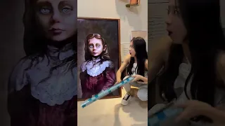 Scary painting prank | live painting prank on my bestie | Paranormal activity prank | Annabela prank