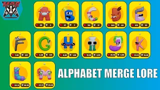 Max Level Alphabet Lore ABCDEFGHIJKLM (A-Z...) | Alphabet Merge: Monster Master