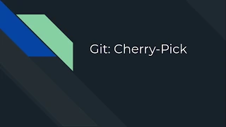 Git: Cherry-pick (with live demo)