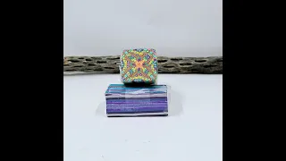 Polymer Clay Colorful Canes into a Kaleidoscope Cane