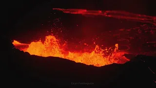 CinematicMusicVolcanic Drone Footage with DREAMSCAPIST & Isak Finnbogason Icelandic Eruptions#5 2024