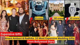 Anant Ambani And Radhika Merchant 10 Most Expensive Wedding Gifts From Bollywood Stars