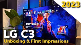 2023 LG C3 OLED TV: Unboxing & First Impressions