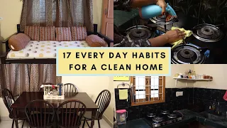 17 Everyday Habits To Keep Your Home Clean And Organized|From Messy To Clean Home|Daily Cleaning Tip