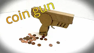 Coin gun from cardboard DIY