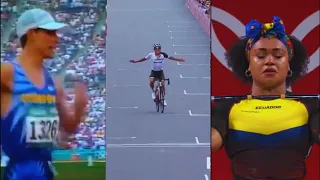 Momento exacto en el que ganaron las Medallas de Oro en los Juegos Olímpicos para Ecuador