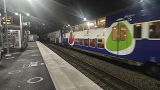 depart de train [Z20900, ERMONT EAUBONNE , ROMI, A CONTRE SENS]