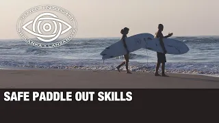 Surf Insight:  When your learning to surf also learn paddle out board control skills..stay safe.