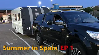 Summer Caravan Holiday to Spain | EP1 | The Journey