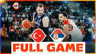 Turkey v Serbia | Basketball Full Game - #FIBAWC 2023 Qualifiers