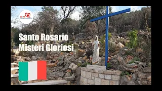 Misteri Gloriosi, Rosario sulla Collina delle Apparizioni - Medjugorje live. Pellegrinaggio virtuale