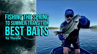 Fishing The Spring To Summer Transition : Best Baits To Throw#lakelanierfishing2024 #bassfishing