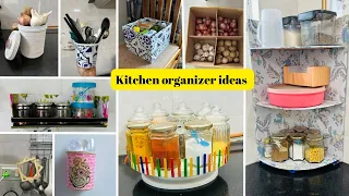 8Brilliant kitchen organizer ideas | 0 cost kitchen organizer #kitchenhacks #kitchenorganizationidea