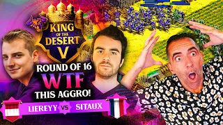 Liereyy vs Sitaux WHAT THE HELL Series King of the Desert 5 Round of 16 #ageofempires2