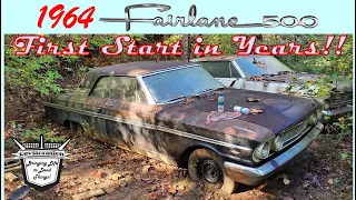 First Start in Years? 1964 Ford Fairlane 500 Hardtop Resurrection: Will is Run? Old Car Revival