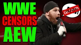 Sami Zayn Mentions AEW on WWE Raw & REMOVED By WWE | CM Punk For All Elite Wrestling All Out?