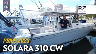 NEW SOLARA 310 CW seen at the Palm Beach Boat Show 2023 - The Boat Show