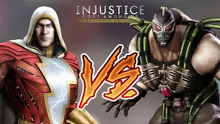 Injustice Gods Among Us - Shazam Vs. Bane (Hard) Walkthrough | RozZ99