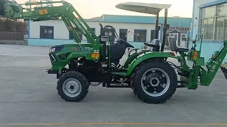 70HP Sunshade model ,8+8 shuttle shift, with front end Loader and Backhoe