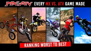 Every MX vs ATV Game + Ranking From Worst to Best