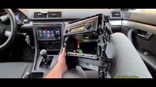 AUDI A4 CONVERSIE DE LA 1 LA 2 DIN ANDROID SISTEM