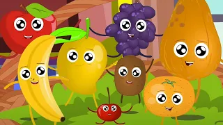 Ten Little Fruits, Fruits Songs and Nursery Rhymes for Kids