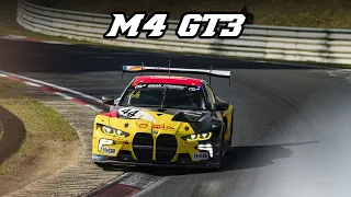 4x BMW G82 M4 GT3 | 2022 VLN race | exhaust & Turbo sounds