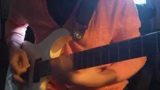 Very fast downstroke downpicking riff Очень быстрая игра только вниз даунстрок