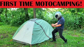 Motorcycle Camping Adventure On a Harley Sportster Road Trip!!