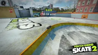 крутые трюки в (touch grind skate 2)