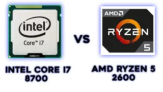 Intel Core i7 8700 vs AMD Ryzen 5 2600 | gtx 1080 | far cry 5 | battlefield 5 | Nh tech yt