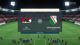 AZ ALKMAAR vs LEGIA WARSZAWA I EUROPA CONFERENCE LEAGUE I 05.10.2023 I FIFA 23 I SIMULATION