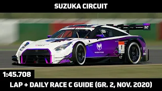 Gran Turismo Sport - Daily Race Lap Guide - Suzuka - Nissan MOTUL AUTECH GT-R (Gr. 2)