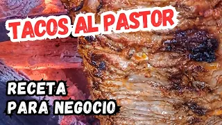 tacos al pastor receta para negocio