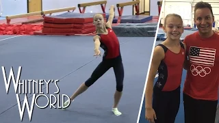 Whitney's New Floor Routine | Whitney Bjerken with Dominic Zito