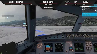 [MSFS 2020] Airbus A32NX -  Gatwick to Innsbruck | Full Flight