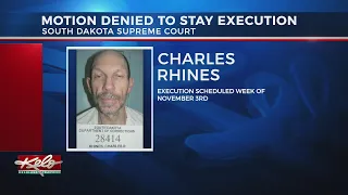 SD Supreme Court denies inmate's motion to stay execution