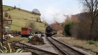 78022 at Oakworth, at 4:19pm on Sunday 5th February 2023. Please subscribe to my channel.