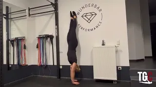 Handstand Pirouette Against The Wall: Gymnastics Programming