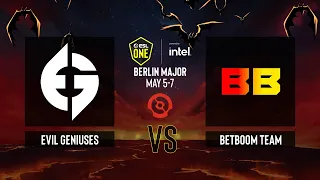 Dota2 - Evil Geniuses vs BetBoom Team - Game 1 - ESL One Berlin 2023 - Group A