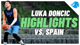 Luka Doncic Highlights from Slovenia vs. Spain | August 11th, 2023
