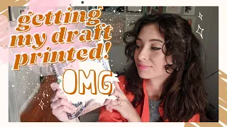 getting my draft printed! | Ordering a Personal Use Copy From LuLu