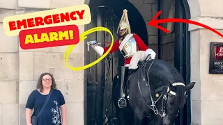 King’s Guard Emergency Call for Help with Bleeding Nose!