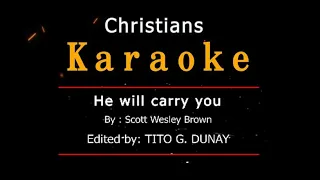 He will carry you karaoke version
