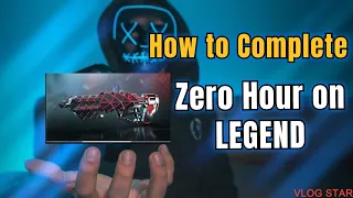 How to complete Zero Hour on Legend Destiny 2